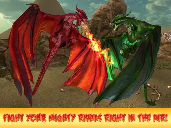 Flying Fire Dragon Fighting iPad  স্ক্রিনশট