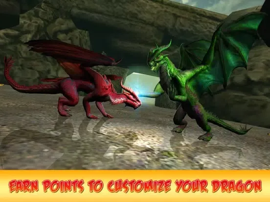 Flying Fire Dragon Fighting iPad  স্ক্রিনশট