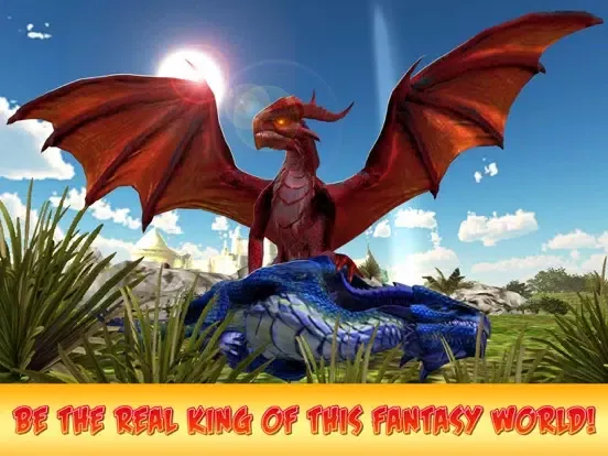 Flying Fire Dragon Fighting iPad  স্ক্রিনশট