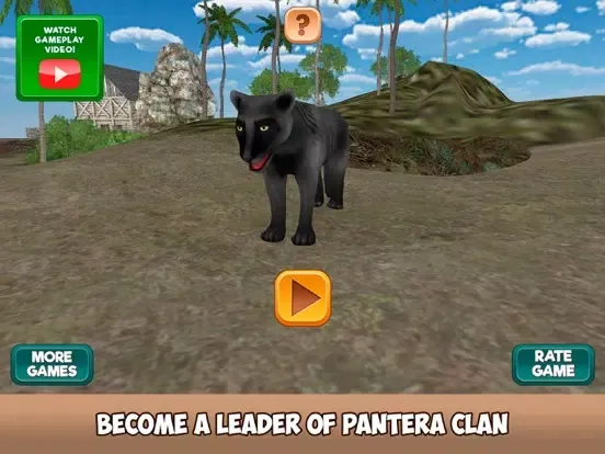 Wild Panther Family Simulator iPad  Screenshots