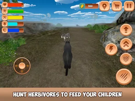 Wild Panther Family Simulator iPad  Screenshots