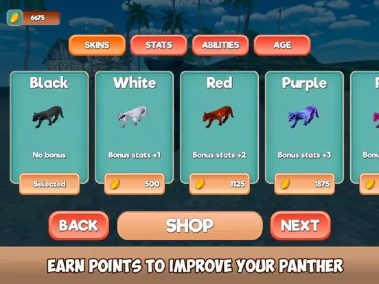 Wild Panther Family Simulator iPad  Screenshots