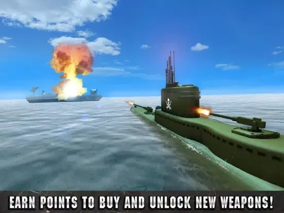 Tangkapan layar Underwater Pirate Submarine Simulator 3D iPad 