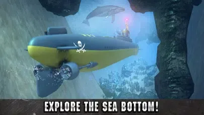 Tangkapan layar Underwater Pirate Submarine Simulator 3D