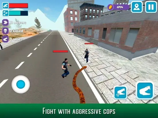 صور Angry Anaconda City Attack iPad 