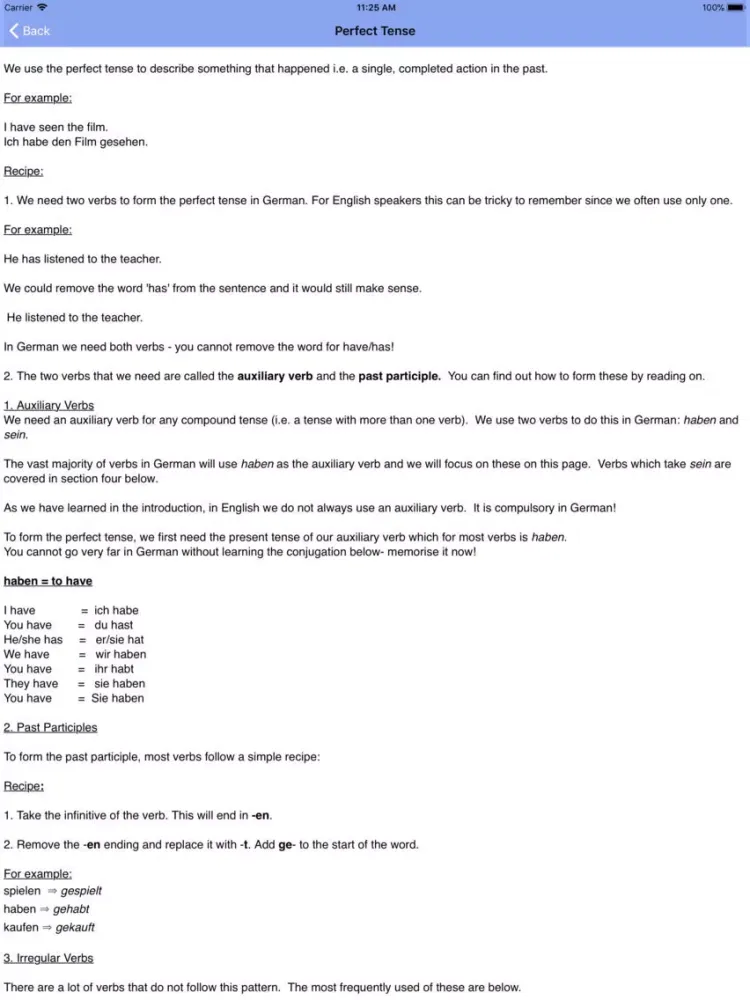 GCSE Boss German iPad  سکرین شاٹس