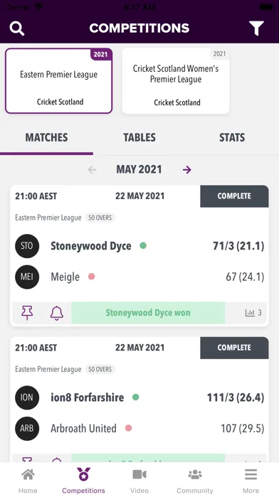 Cricket Scotland Live应用截图