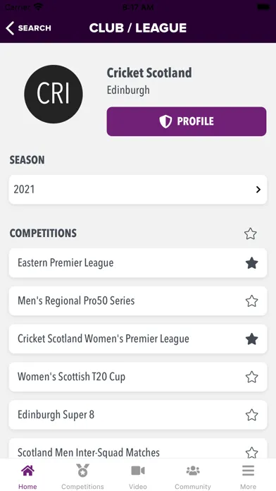 Cricket Scotland Live应用截图