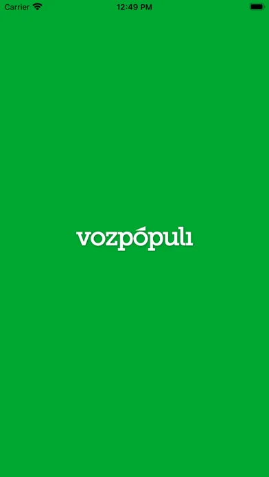 Captures d'écran de VOZPÓPULI TV