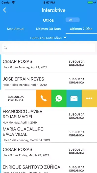 Capturas de pantalla de Lead Manager