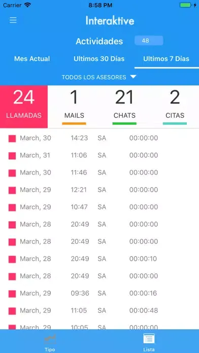Capturas de pantalla de Lead Manager