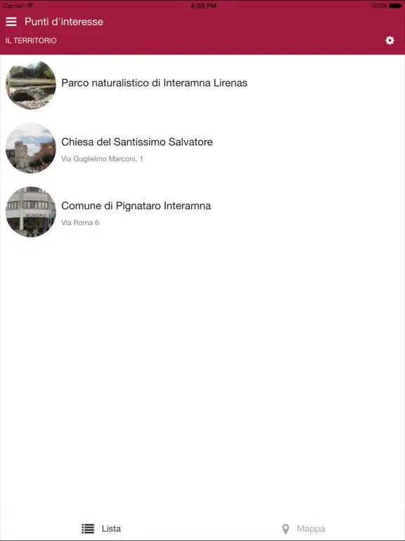 Скриншоты Comune Pignataro Interamna iPad 