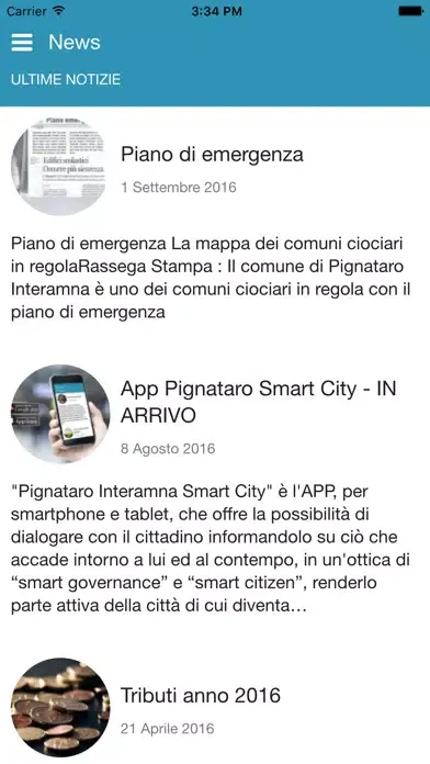 Скриншоты Comune Pignataro Interamna