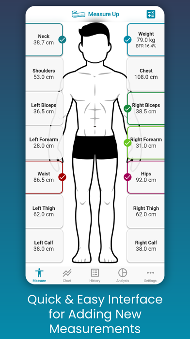 Body Measurement - Measure Up应用截图