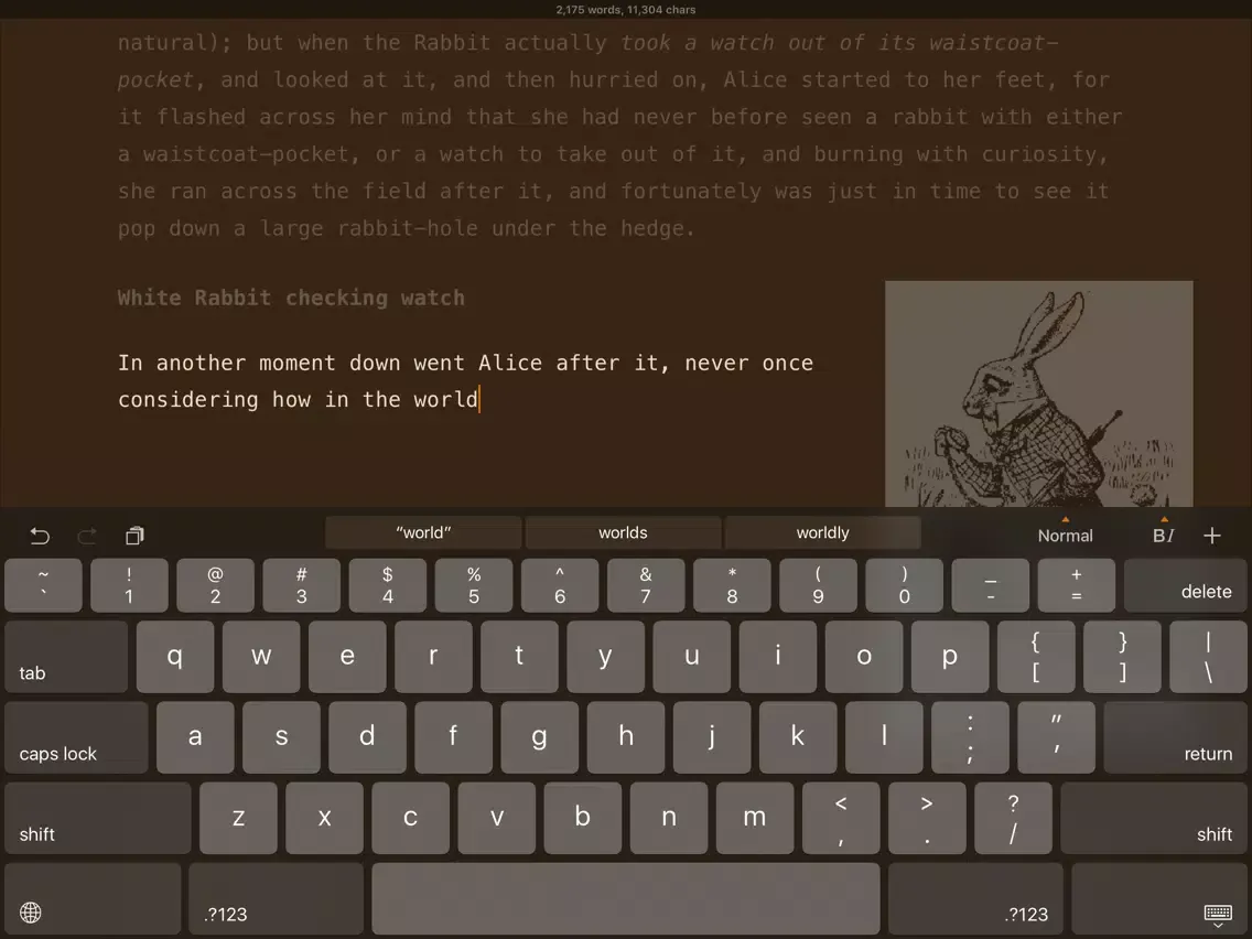Matcha Word Processor: Create Document & Take Note iPad  Screenshots