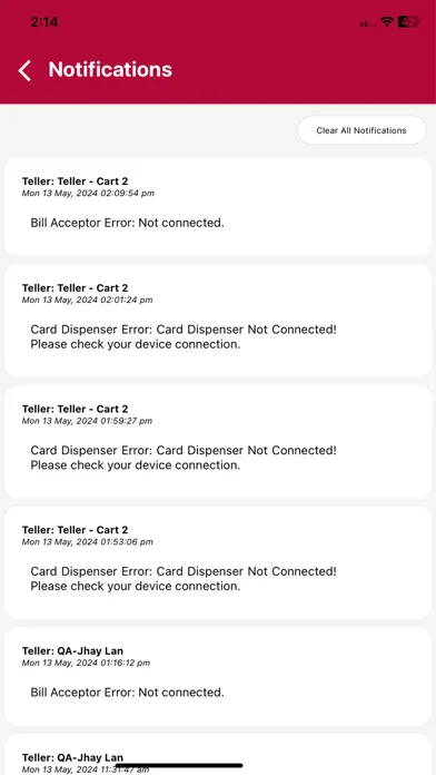 Intercard iService App Ekran Görüntüleri