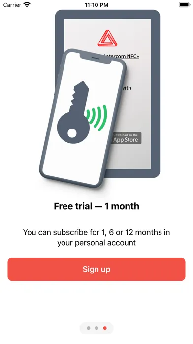 Capturas de pantalla de Домофон NFC