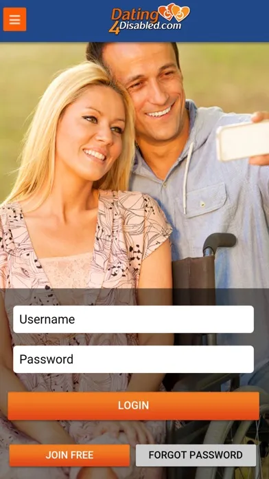 Ảnh chụp màn hình của Dating4disabled
