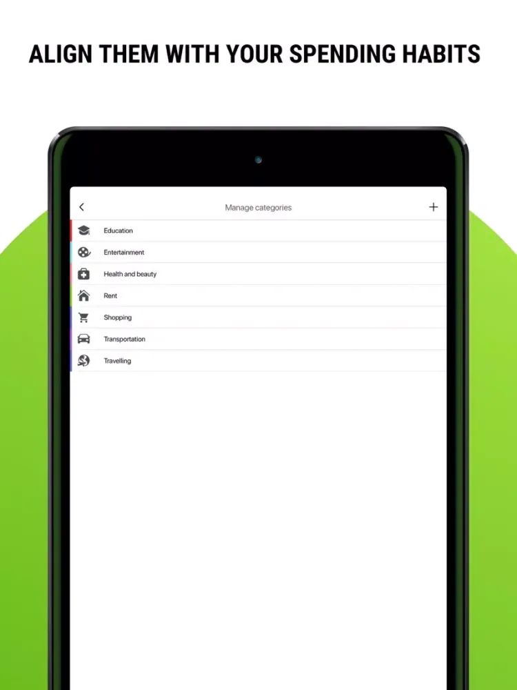 Capturas de tela do Shared Expense Tracker iPad 