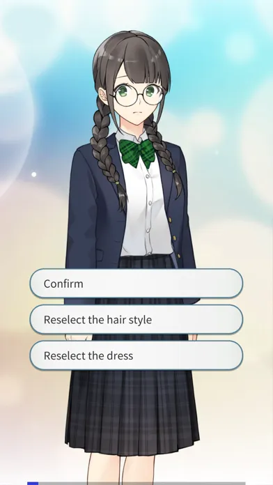 Capturas de tela do Otome School Love Story Choice