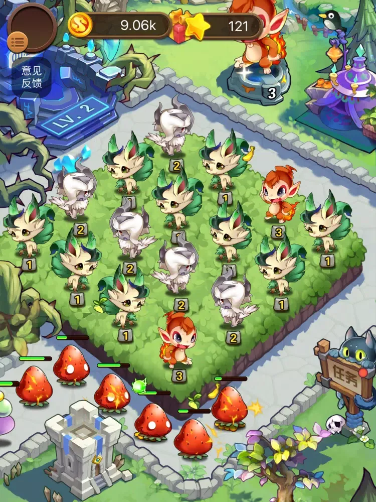 Tangkapan skrin MergeSprites iPad 