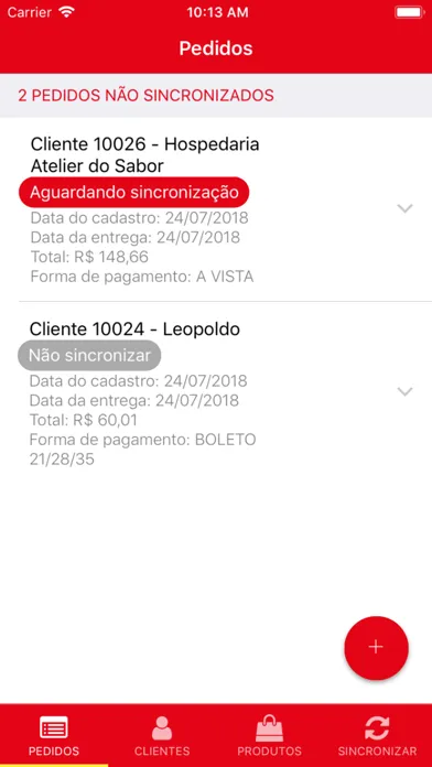 Captures d'écran de Interface Vendas Mobile