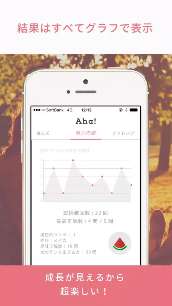 Screenshot di Aha![アハ]-脳トレとアハ体験で頭を柔らかくする無料IQゲーム-