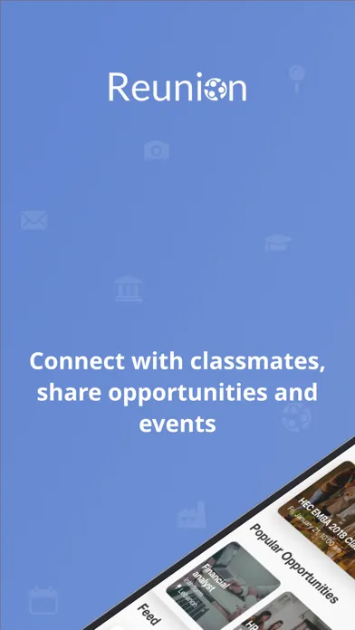 Ảnh chụp màn hình của Reunion: The Alumni App
