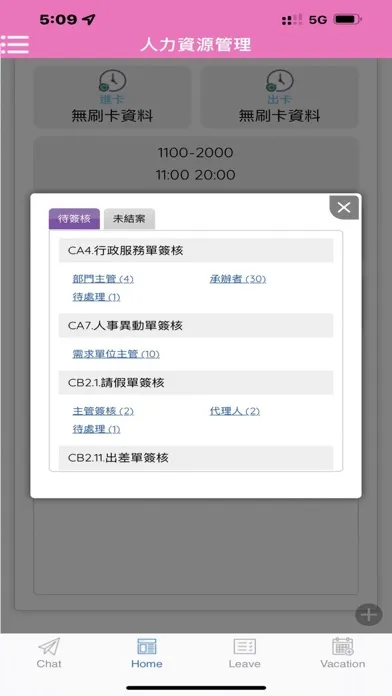 Скриншоты HR Cloud