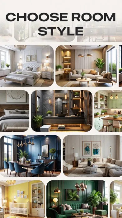 Zrzuty ekranu AI Room Design & Home Decor