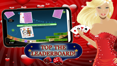 Ace Queen Of Hearts Black Jack应用截图