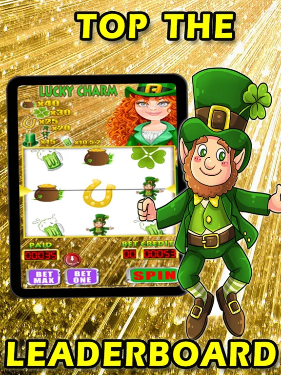 Lucky Charm Slots iPad  Screenshots