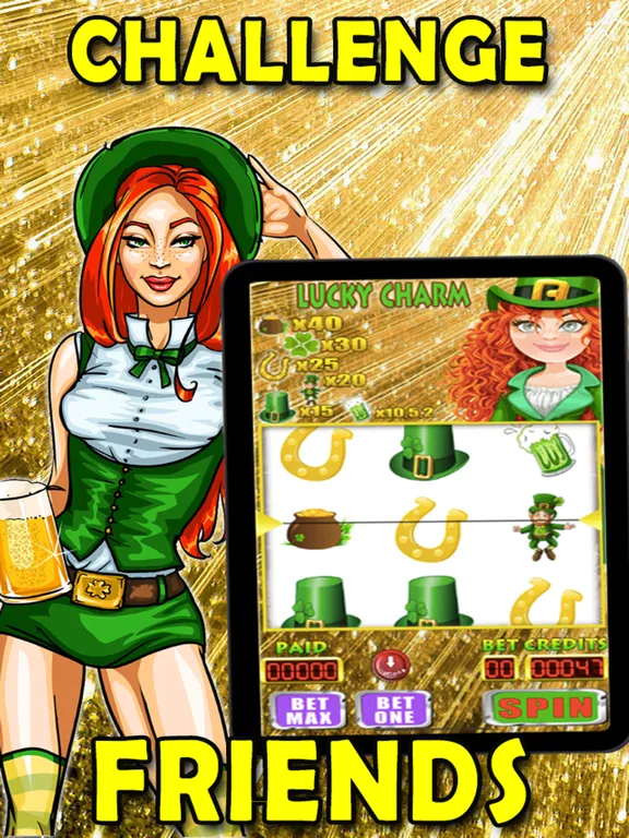 Lucky Charm Slots iPad  Screenshots