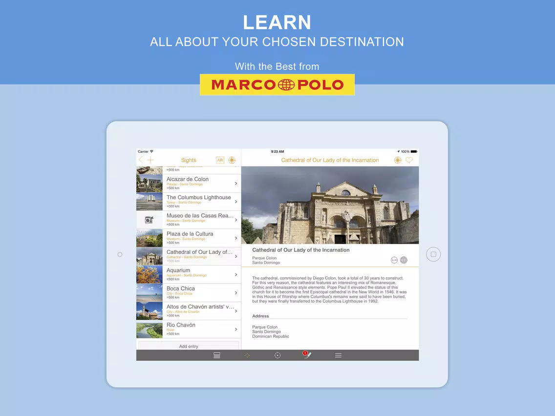 Screenshot di TOURIAS - Dominican Republic iPad 