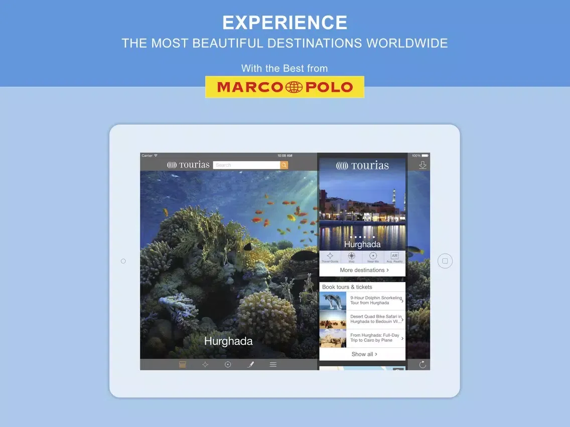 Скриншоты TOURIAS - Hurghada iPad 
