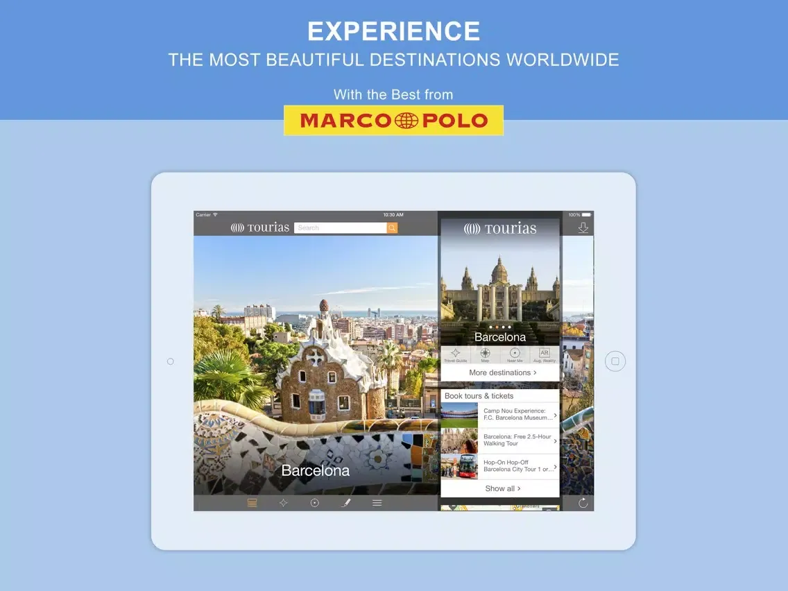 Скриншоты TOURIAS - Barcelona iPad 