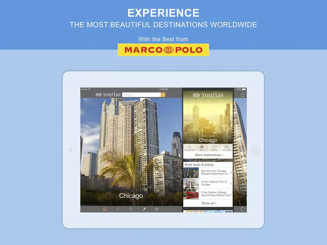 TOURIAS - Chicago iPad  Screenshots