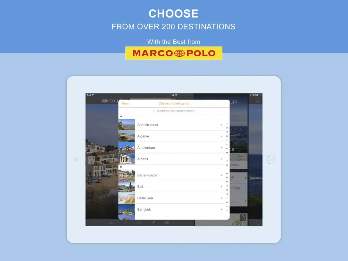 Screenshot di TOURIAS – My Travel Guide iPad 