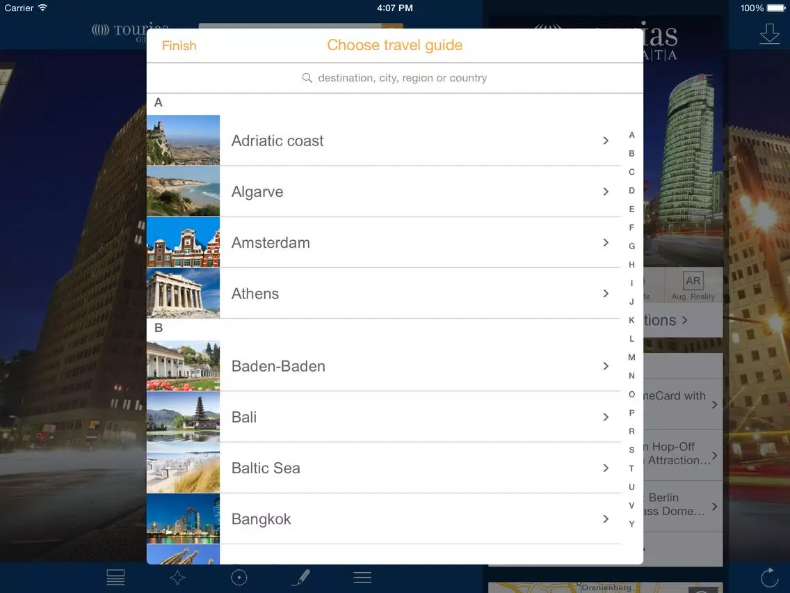 Top 100 Travel Guides – TOURIAS Travel Guide by GIATA (free offline maps) iPad  Ekran Görüntüleri