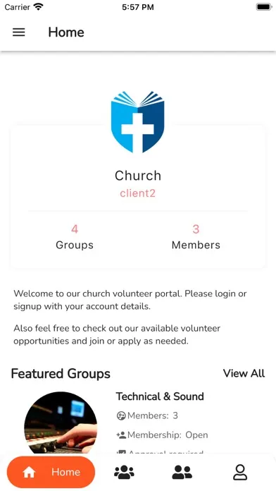 Capturas de pantalla de GForce - Volunteer Management
