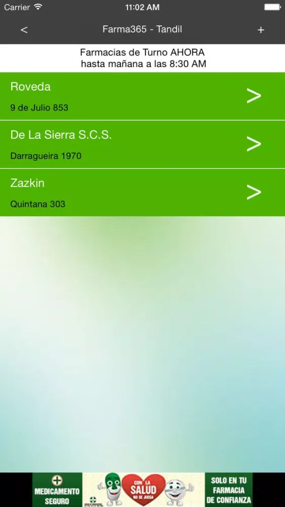 Capturas de tela do Farma 365 - Farmacias las 24 horas