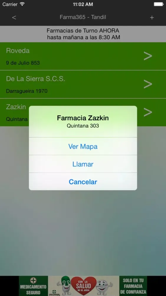 Capturas de tela do Farma 365 - Farmacias las 24 horas