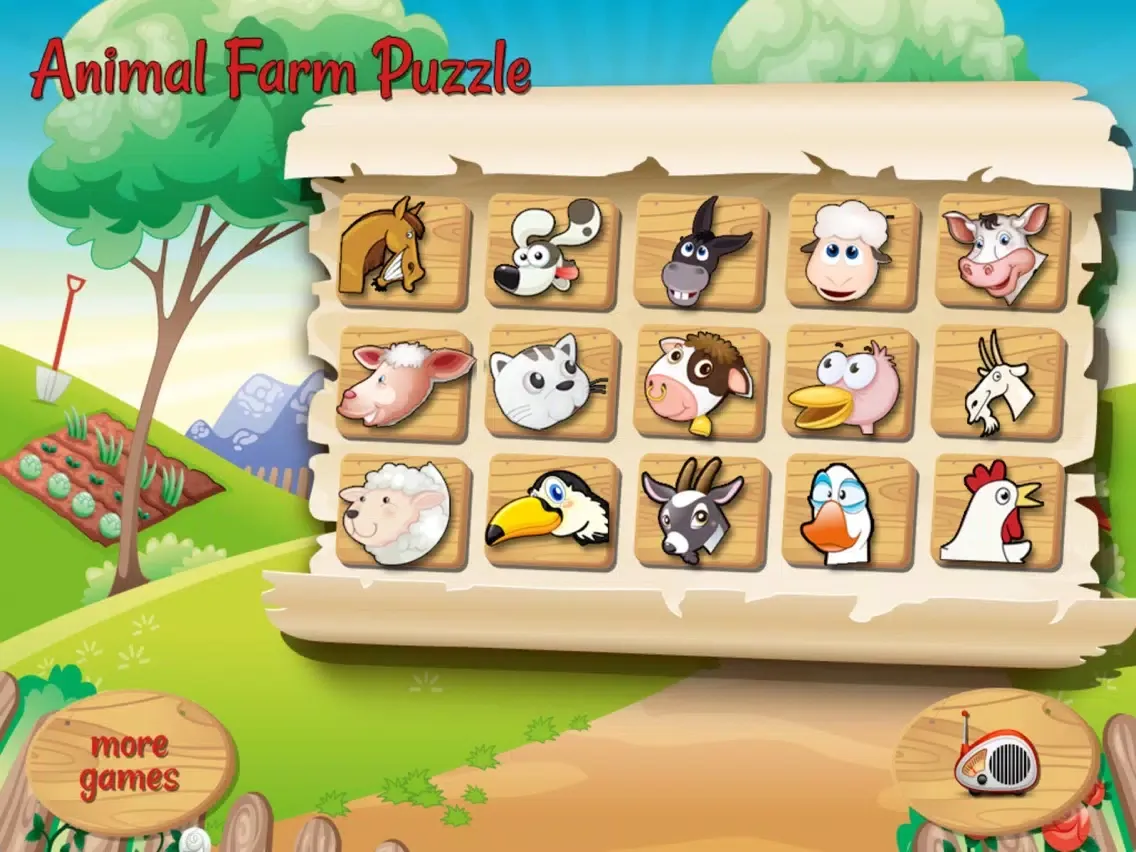 Capturas de tela do Animal Farm Puzzle for parents, kids (Premium) iPad 