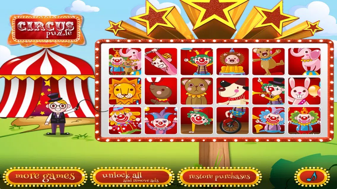 Circus puzzle for preschoolers应用截图