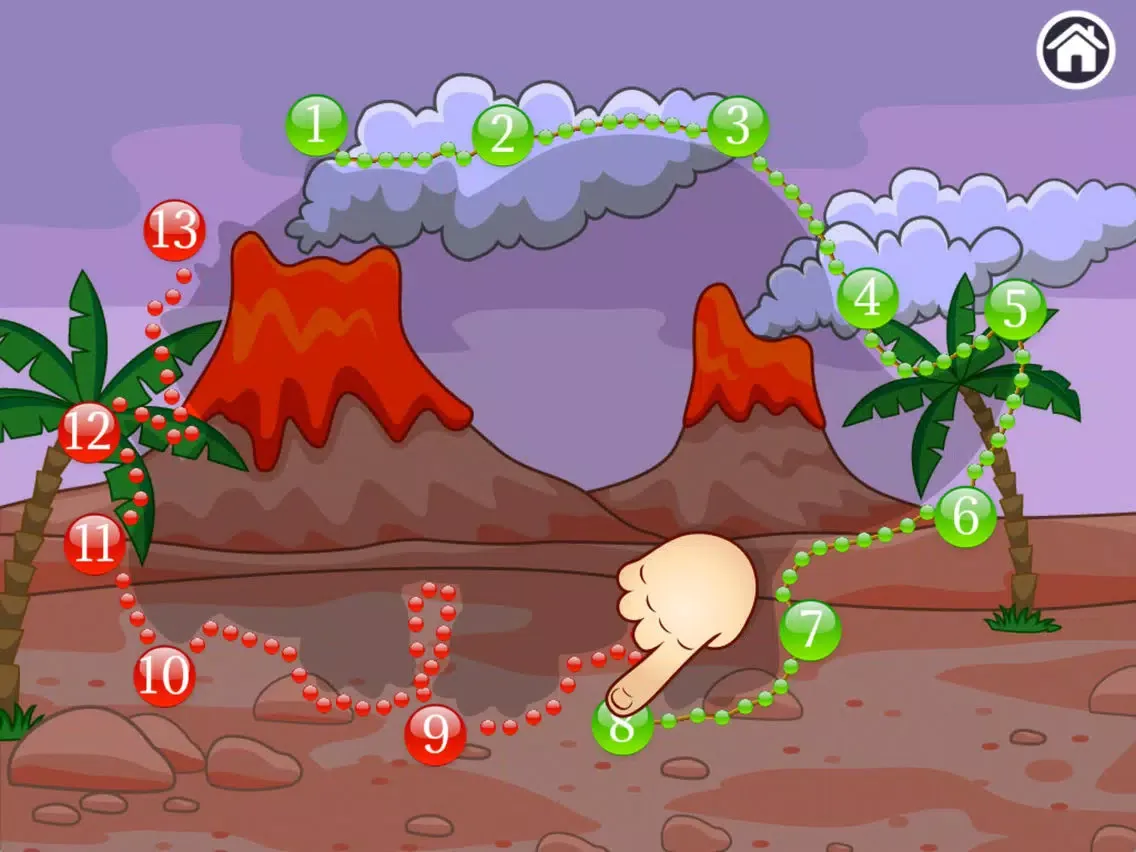 Dinomania - Connect Dots for toddlers iPad  स्क्रीनशॉट