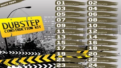 Captures d'écran de Dubstep Song Construction Kit