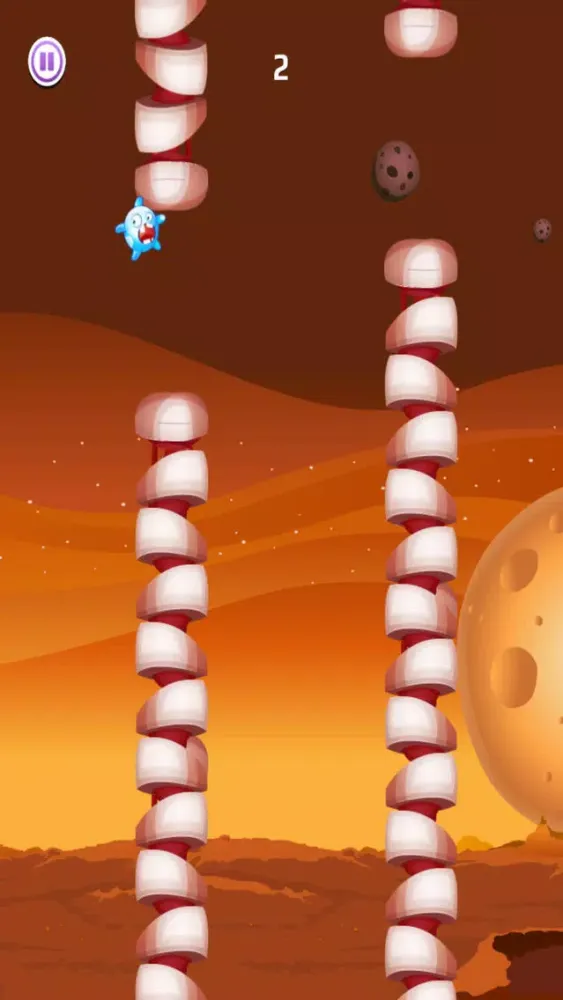 Screenshot di Flappy Alien - Tap To Fly! (Premium)