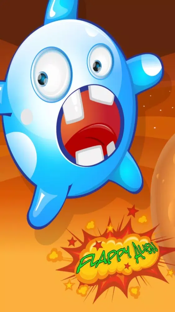 Screenshot di Flappy Alien - Tap To Fly! (Premium)