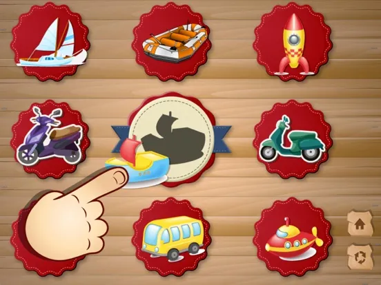 Preschoolers Shapes: Vehicles iPad  Ekran Görüntüleri