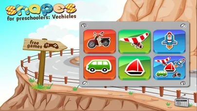 Preschoolers Shapes: Vehicles Ekran Görüntüleri